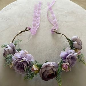 Purple Flower Headband